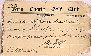 Sorn Castle Golf Club Membership