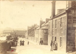 Catrine - Ayr Street at the corner of Wood Street